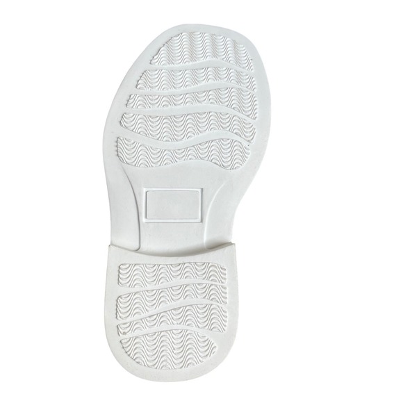 Lito Frank-A Boys White PU Dress Shoes Hook and Loop Loafers Size 8 NEW - Picture 5 of 13